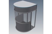 Bâtiment modulaire de protection : Guérite