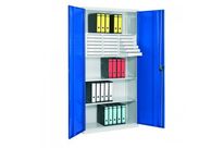 Armoire à portes pleines H1950xL1000xP410mm RAL 7035 : SERIE 400