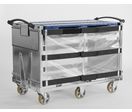 Chariot à plateau ergonomique avec Volets Anti-chute (VAC) 800 x 1200