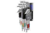 Clés mâles Torx, Torx percé, 6p (19pc)