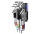 Clés mâles Torx, Torx percé, 6p (19pc)