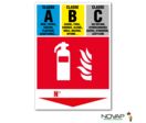 Panneau Extincteur classe ABC - Rigide A5 - 4600390