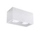 Plafonnier 2 Spots pour Ampoule GU10 - Blanc