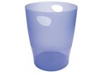 Corbeille à papier EXACOMPTA ovale 15 litres ecobin bleu