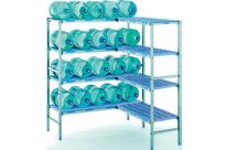 Rayonnages avec clayettes amovibles en polypropylène ou duralinox