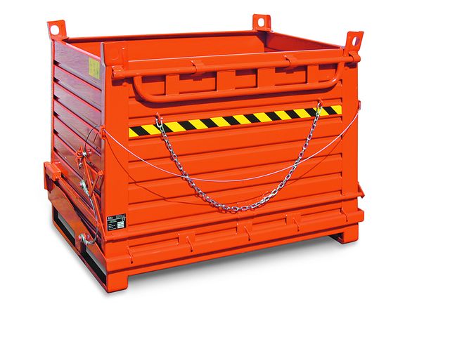 Bacs acier à simple fond ouvrant 780 et 1500 litres