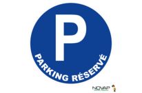 Panneau Parking Réservé - Novap