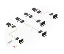 Kit extender HDMI sur fibre optique, 200m, 18G