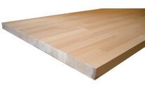 Plateau établi en bois hêtre 2000x750 épaisseur 40 mm