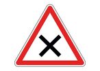 Panneau intersection priorité à droite - AB1