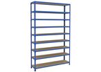 Manutan Expert - Rayonnage Salle d'Archive Rapid 2 - 1980x1220x305mm - 9 Tablettes 340kg - Montage Facile Sans Outils