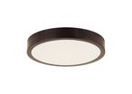 Plafonnier LED Bois 28cm - Wengé / 18W / Blanc Neutre 4000K - 5500K