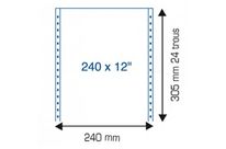 Papier listing 2 plis détachable Uni Autocopiant Carton de 1250 feuilles