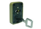 Serrure de boîte aux lettres en applique - 50 x 30 mm