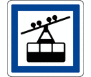 Panneau indication téléphérique CE20a