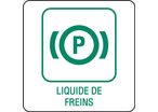 Panneau déchetterie liquide de freins