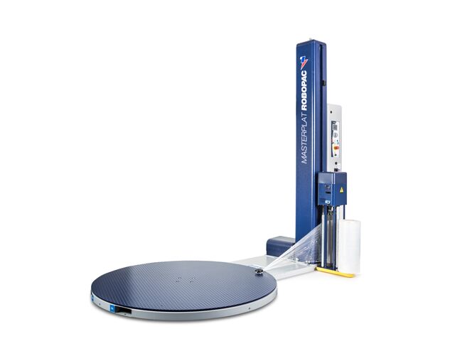 Banderoleuse à plateau tournant ROBOPAC | MASTERPLAT PLUS - éligible à l'aide CARSAT !