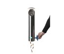 Cendrier colonne tubulaire murale - Inox