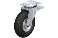 Roulette Pivotante Pneumatique Frein Jante Tol E Diam 220mm