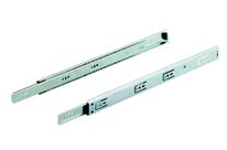 Coulisses à billes Sortie partielle 34 Kg avec levier de déblocage