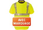Tee-Shirt haute visibilité marquage 1 face