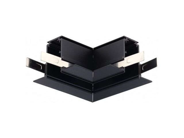 Connecteur Angle 90° pour Rail Magnétique 48V Noir Enduit