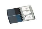 Porte cartes de visite Anneaux ELBA 16 x 21 Noir 90 Cartes