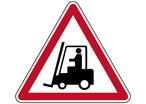 Panneau de danger chariot élévateur