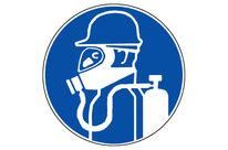 Panneau Protection obligatoire Voies respiratoire - Rigide Ø80mm - 4021133