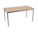 Manutan Expert - Table de réunion droite 180x80cm Plateau Chêne - 8 personnes - Garantie 10 ans
