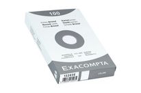 Fiche bristol Exacompta 12,5x20 petit carreaux Blanc - étui de 100
