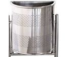 Corbeille semi-circulaire 40 L inox
