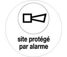 Panneau Site protégé par alarme - Rigide Ø80mm - 4021287
