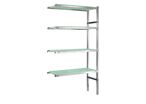 Rayonnage inox L.600 x P.500 - VERT - élément suivant - STORINOX
