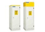 Armoires de stockage pour produits chimiques et corrosifs SERIE ECO PVC haute densité avec portes pleines