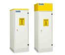 Armoires de stockage pour produits chimiques et corrosifs SERIE ECO PVC haute densité avec portes pleines