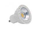 Spot LED GU10 7 watt (éq. 42 watt) COB 36° - Couleur éclairage - Blanc chaud 3000°K
