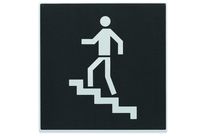 Plaque de porte Escalier de descente - Europe design 200x200mm - 4280097