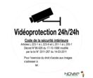 Panneau Vidéoprotection 24h/24h - Novap