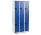 Manutan Expert - Vestiaire multicases Modulo 6 portes Gris/Bleu - 180x88,5x50 cm - Acier Époxy - Livré monté - Fermeture à clé