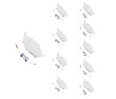 Pack de 10 - Spot LED Encastrable Rond BLANC 3W CCT