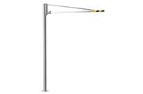 Potence sur fût - 3m H x 3.2m Portée - 10kg Force - Rotation 220° - 3 ans Garantie