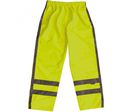 Sur-pantalon de travail extérieur haute visibilité, jaune