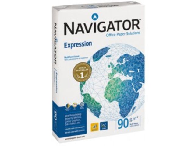 Ramette papier Navigator A4 90 gr   500 feuilles Blanc