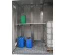 Armoire de stockage en rétention pour fûts et IBC