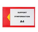 Panneau d'Information A4 Rouge - 2000307