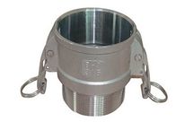 Raccord Camlock femelle - embout fileté mâle en aluminium - Type B