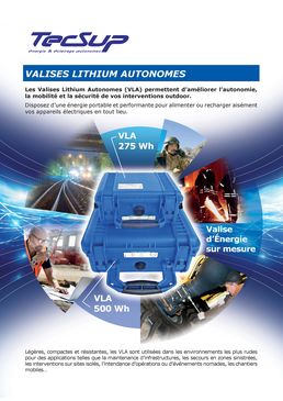 Valises d'énergie autonome