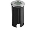 Spot LED encastré de sol rond inox 1W - 12V - QINOX 42 mm