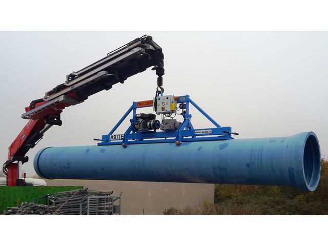 Palonnier à ventouses pour tube canalisation